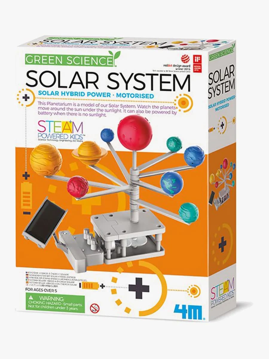 4M Green Science  Soldrivet Vetenskapskit Solsystem