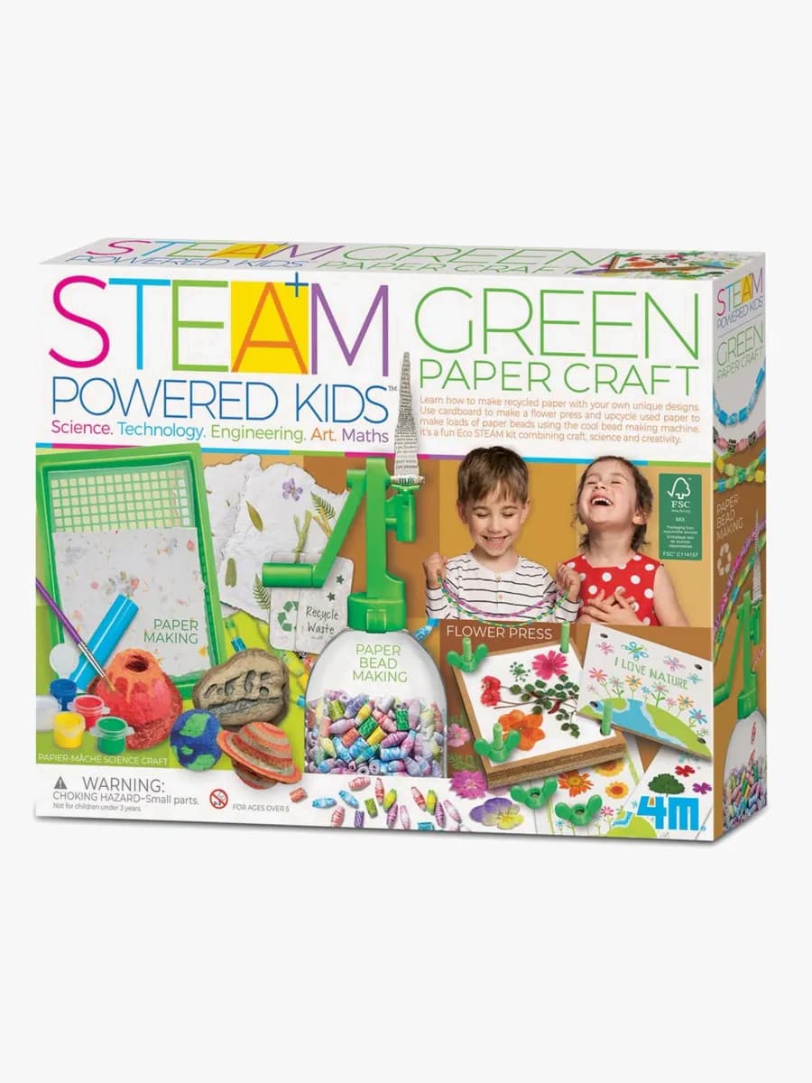 4M STEAM Powered Kids Experimentset Papperspyssel