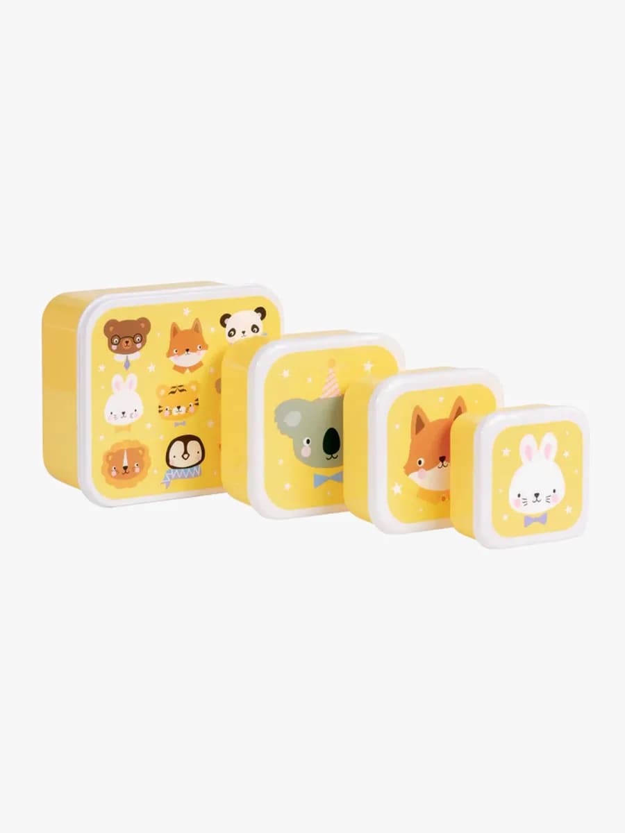 A Little Lovely Company Lunchboxset, Djurvänner