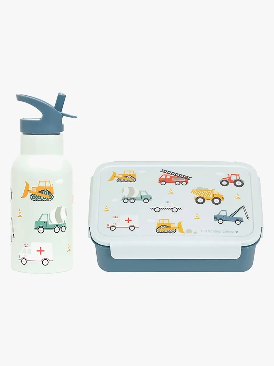 A Little Lovely Company Matlåda &  Flaska, Vehicles