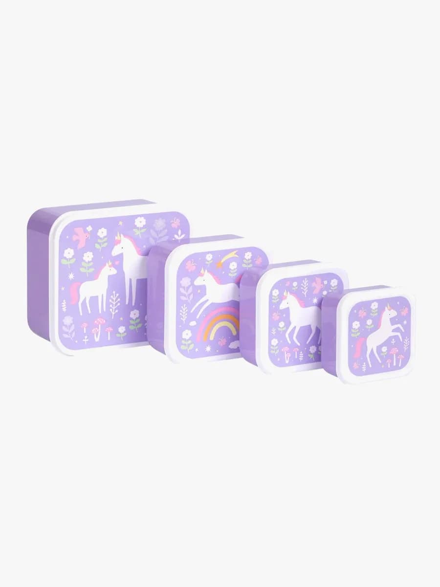 A Little Lovely Company Lunchboxset, Unicorn dreams
