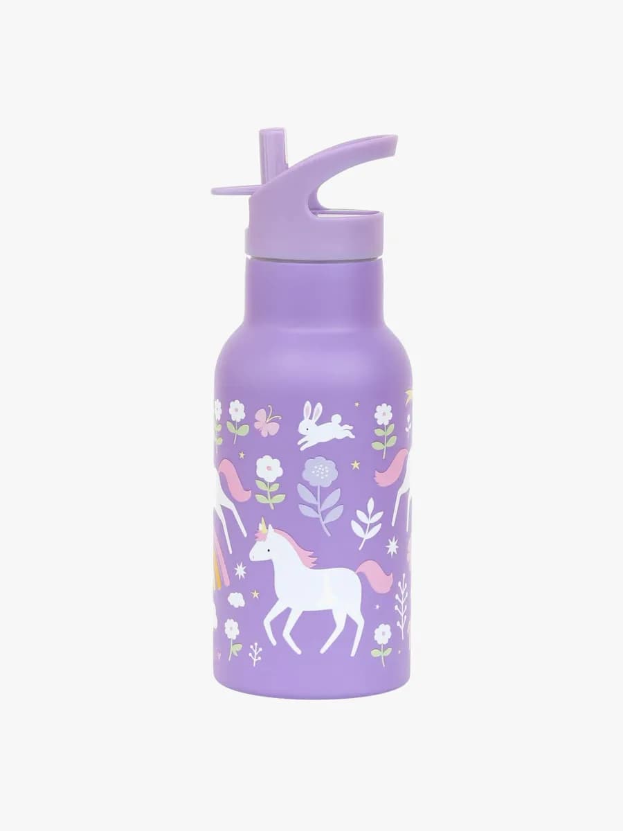 A Little Lovely Company Stainless steel Vattenflaska, Unicorn dreams