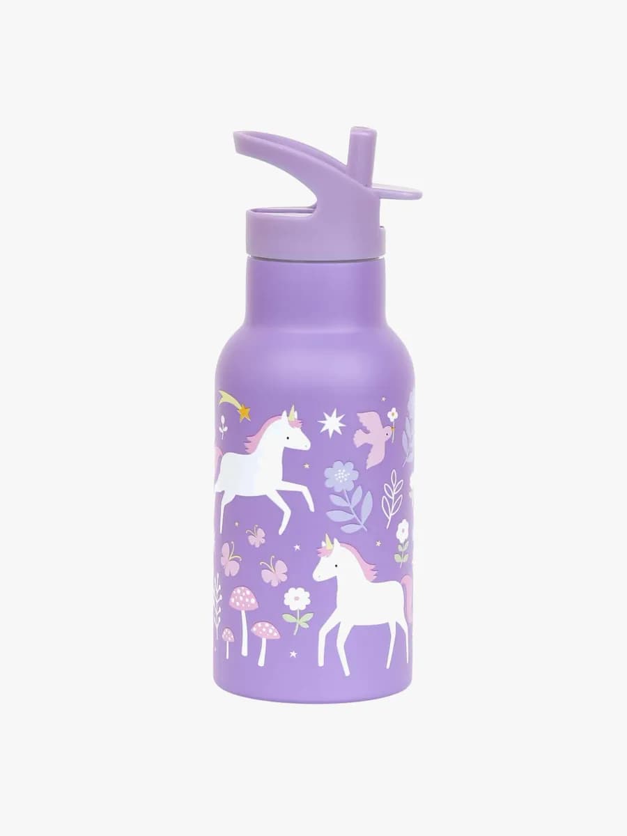 A Little Lovely Company Stainless steel Vattenflaska, Unicorn dreams