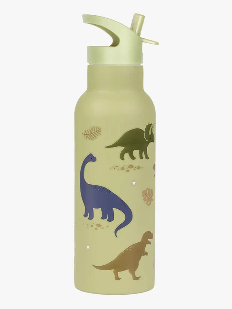 A Little Lovely Company Stainless steel XL Vattenflaska, Dinosaurs