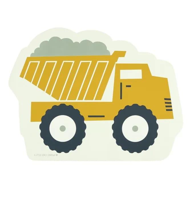 A Little Lovely Company Underlägg Dumptruck (Gul)
