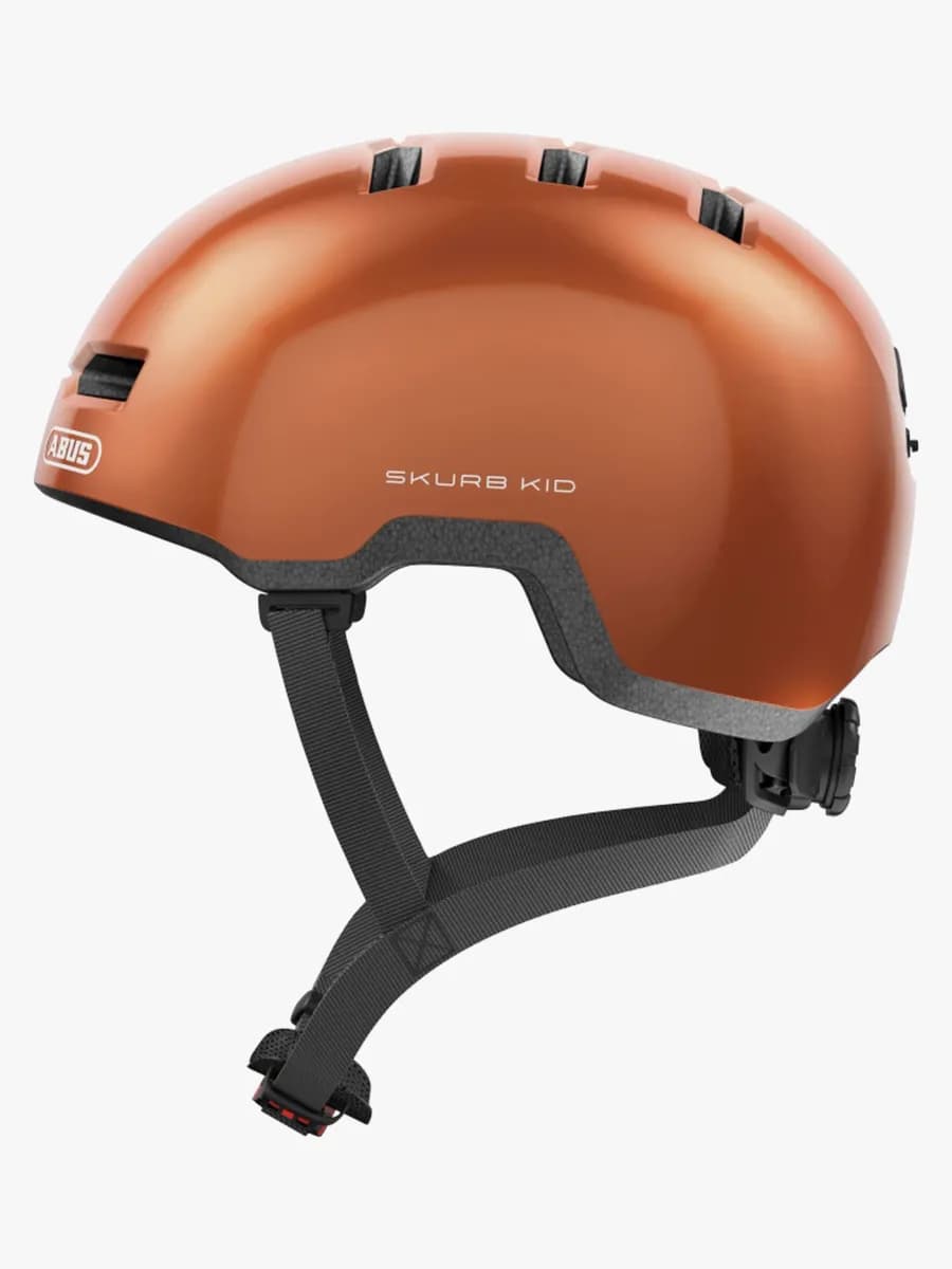 ABUS Skurb Kid Hjälm, Goldfish Orange, 50-55
