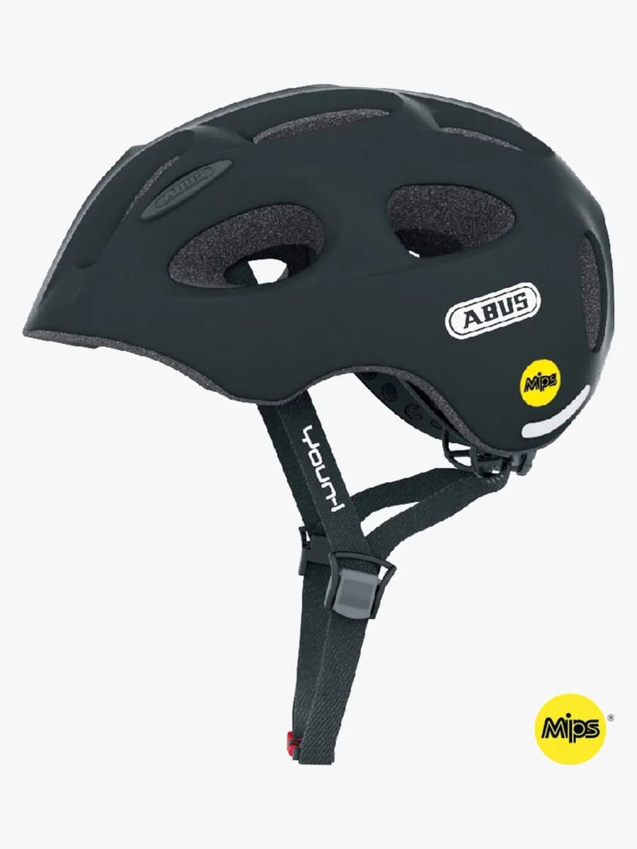 ABUS Youn Hjälm, Black, 48-54