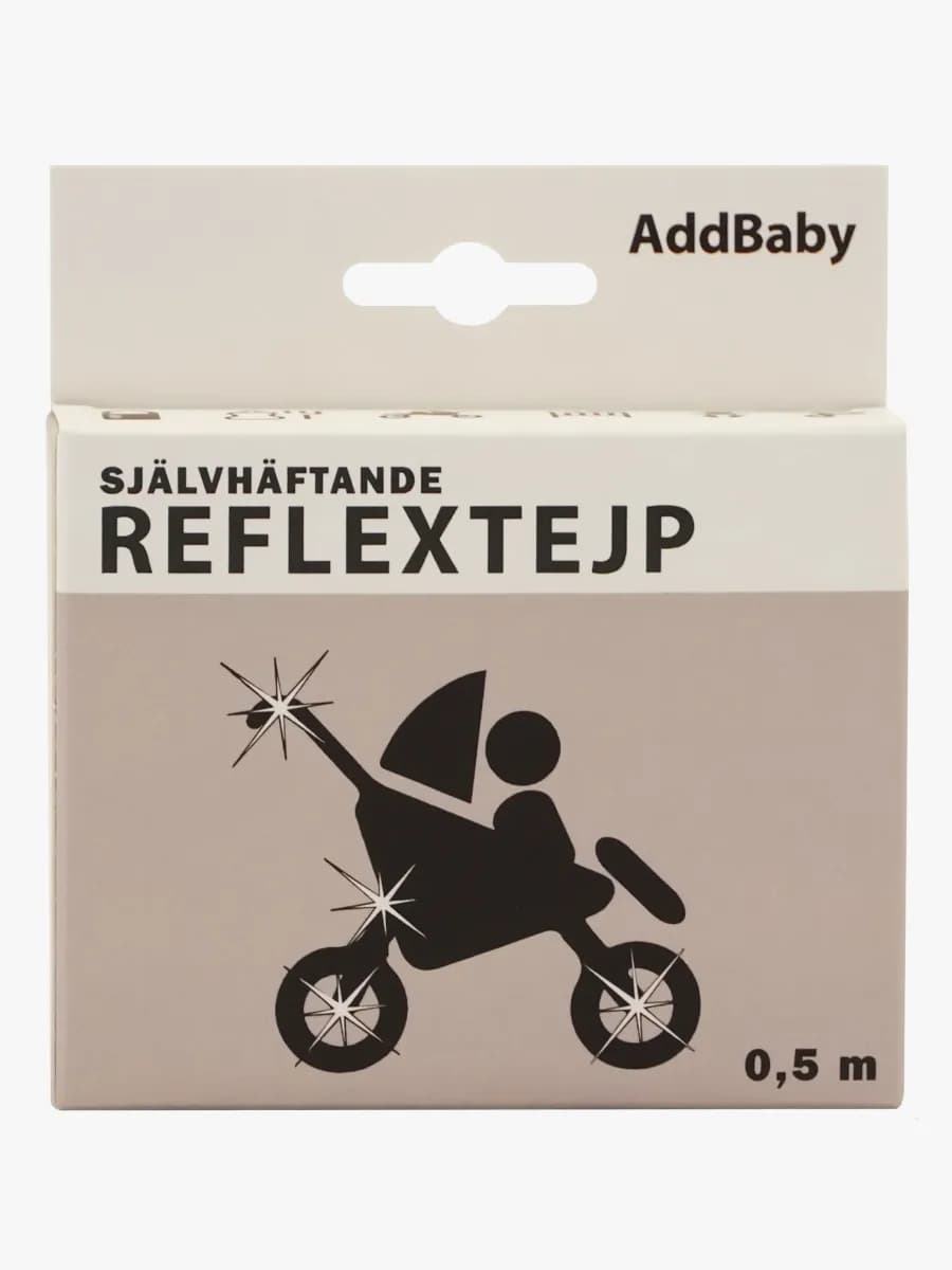 AddBaby Reflextejp 0.5 m, Silver