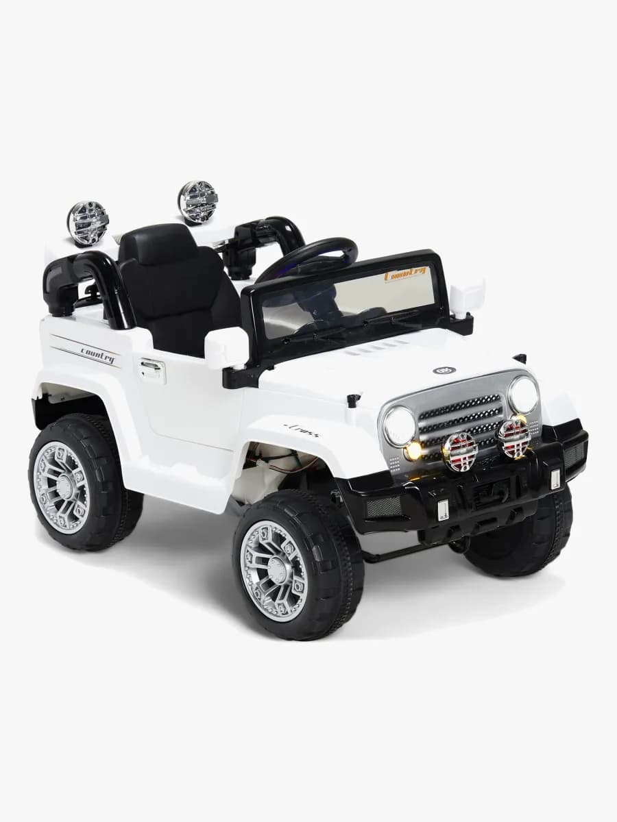 Alex's Garage Elbil Jeep, Vit