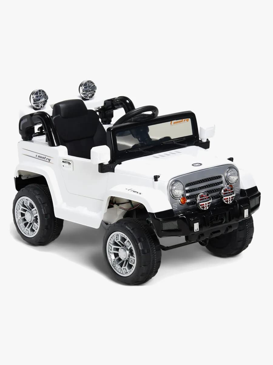 Alex's Garage Elbil Jeep, Vit