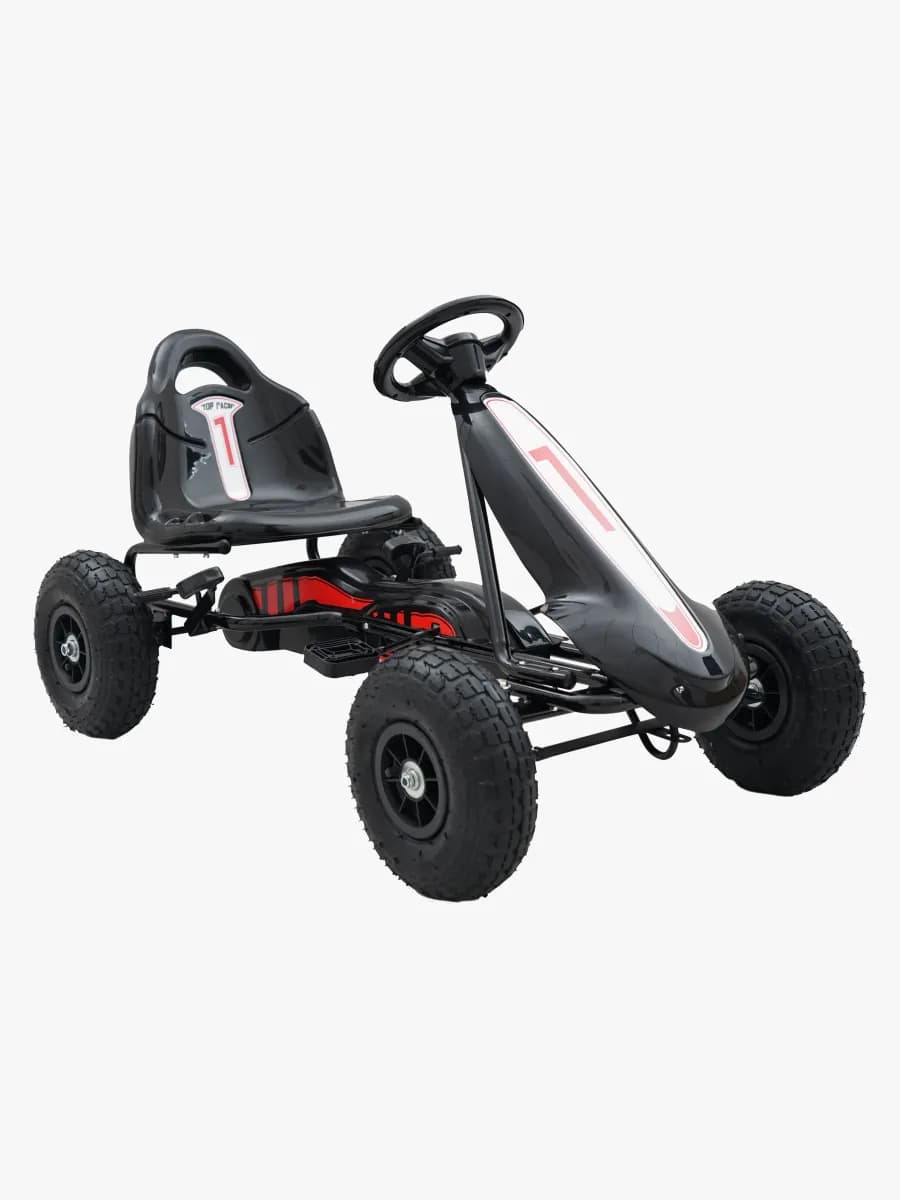 Alex's Garage Trampbil Gokart, Svart