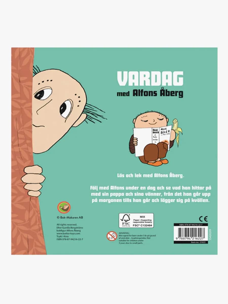 Alfons Åberg Vardag Bok med Figurer