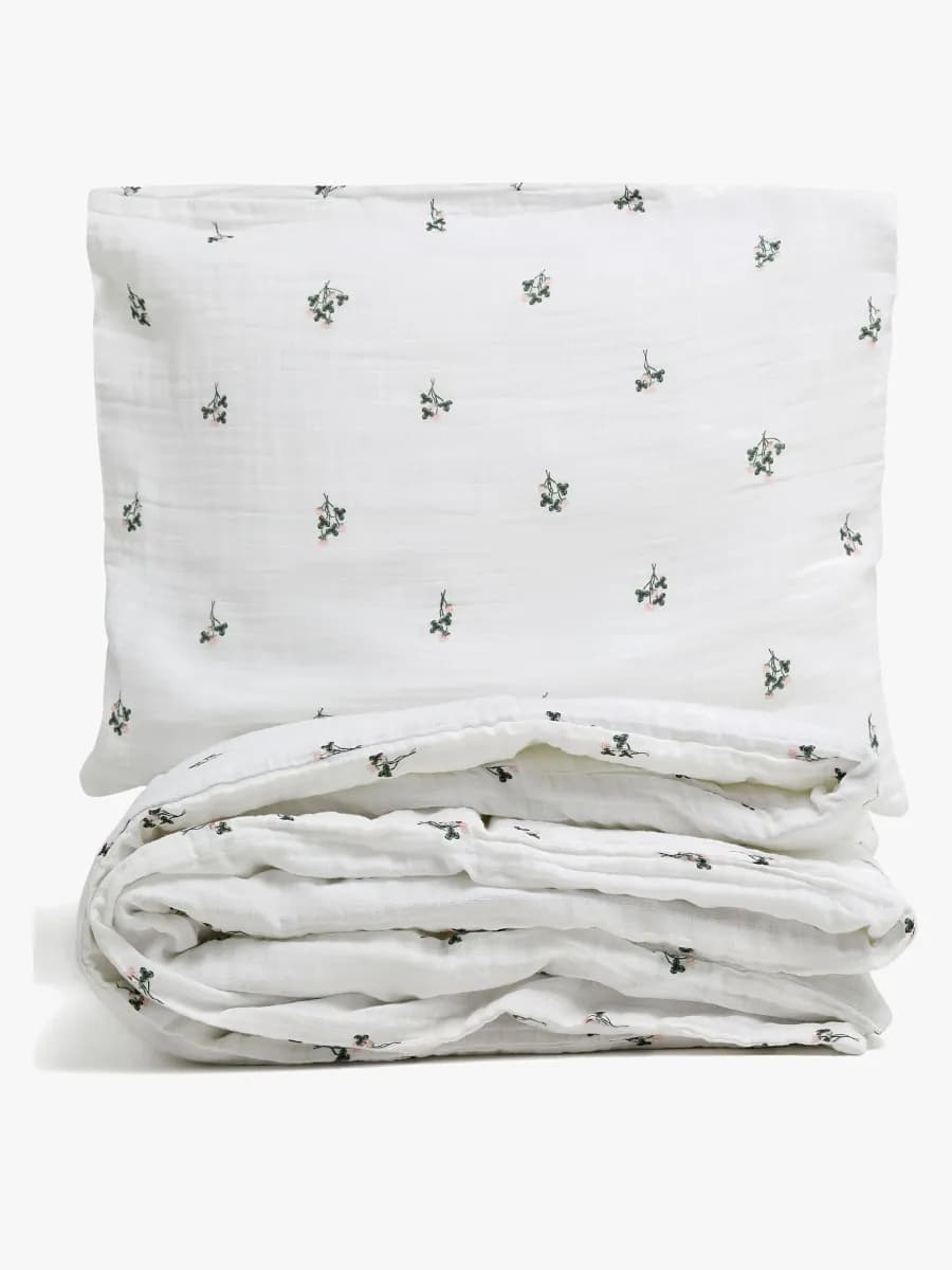 Alice &  Fox ADORA Bäddset Juniorsäng 150x210, Vit