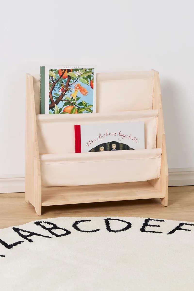 Alice &  Fox Canvas  Mini Bokhylla, Natur