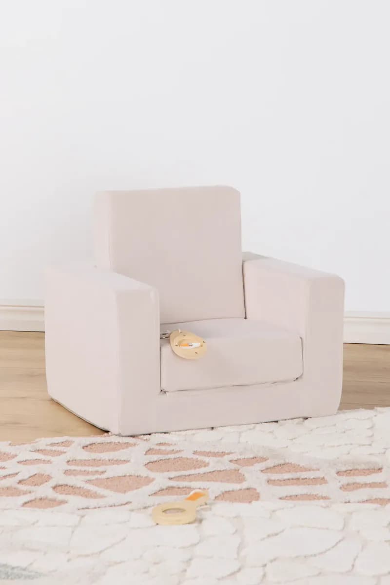 Alice &  Fox Cubbie  Vikbar Barnfåtölj, Beige