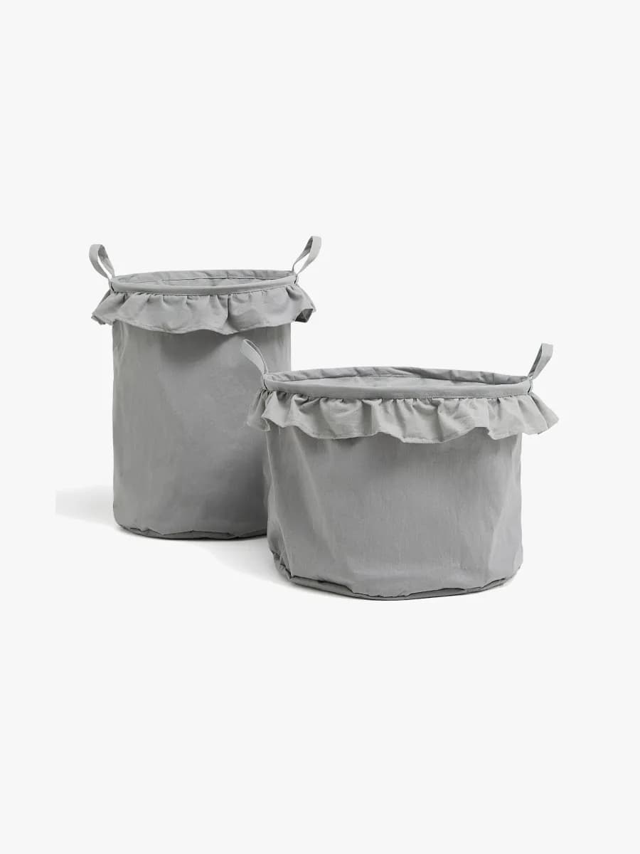 Alice &  Fox DEMI Förvaringskorgar 2-Pack, Grå, Förvaring Barnrum