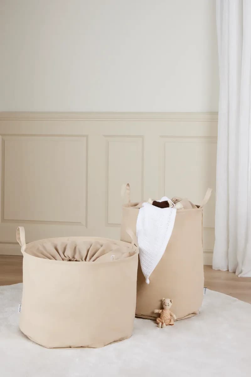 Alice &  Fox DINA Förvaringskorg 2-pack, Beige, Förvaring Barnrum