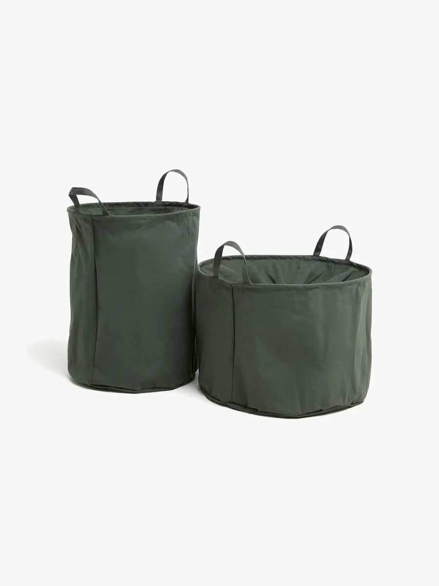 Alice &  Fox DINA Förvaringskorg 2-pack, Dusty Green, Förvaring Barnrum