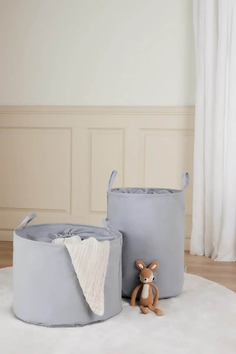 Alice &  Fox DINA Förvaringskorg 2-pack, Grå, Förvaring Barnrum