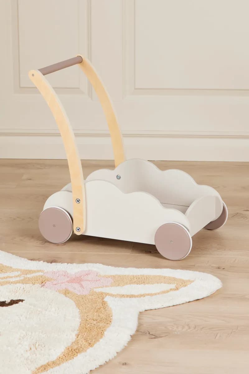 Alice &  Fox Lära-gå-vagn, Beige
