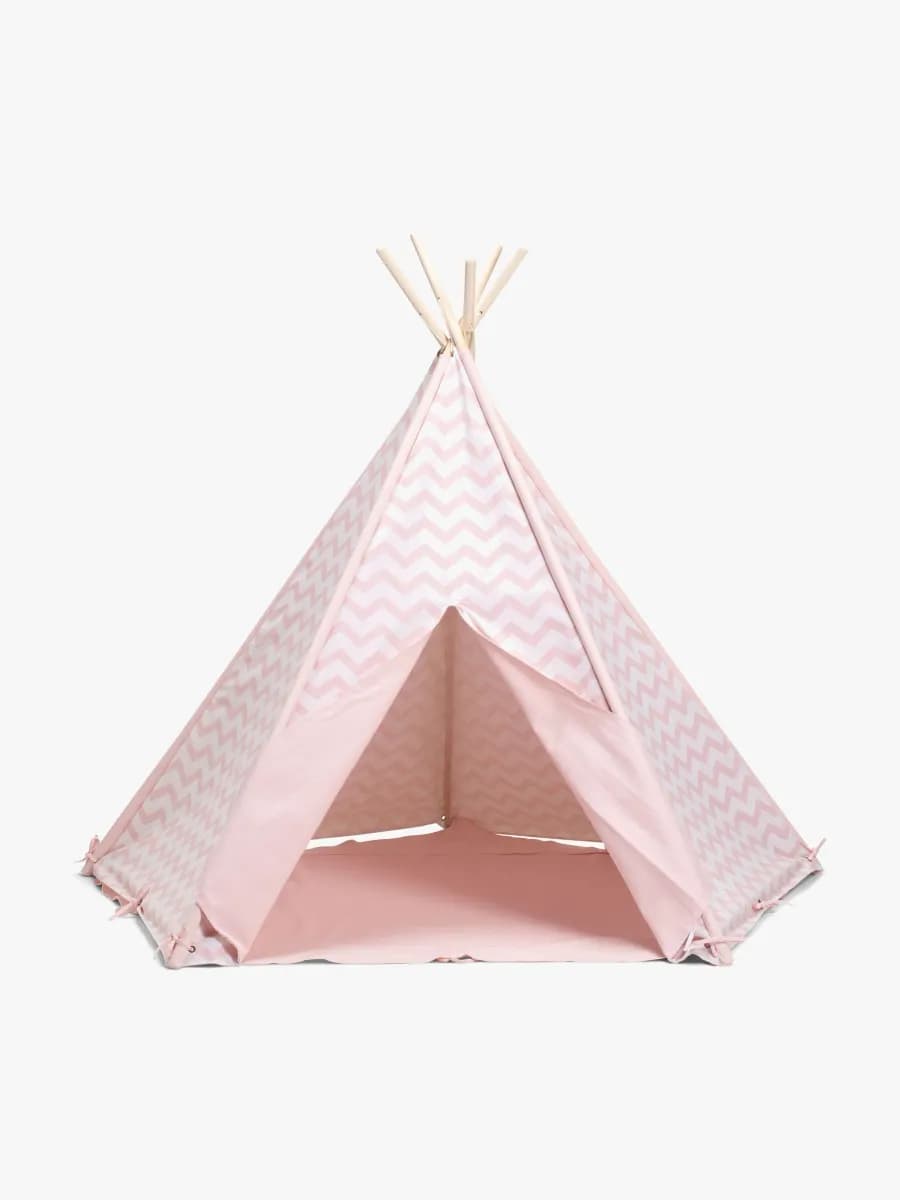 Alice &  Fox Lektält Tipi, Rosa/Vit