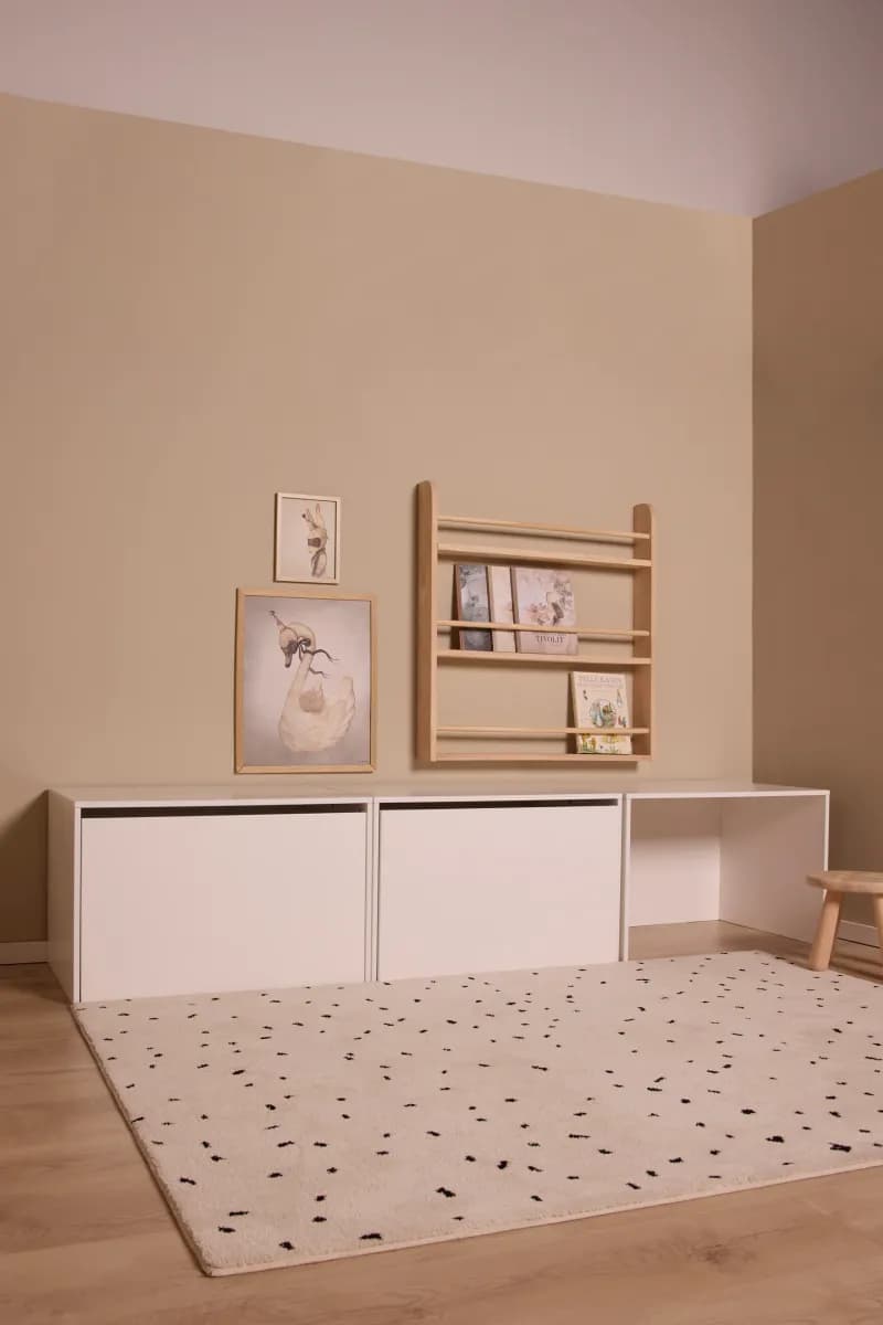 Alice &  Fox POPPY skrivbord med 2 förvaringslådor, vit, Förvaring Barnrum