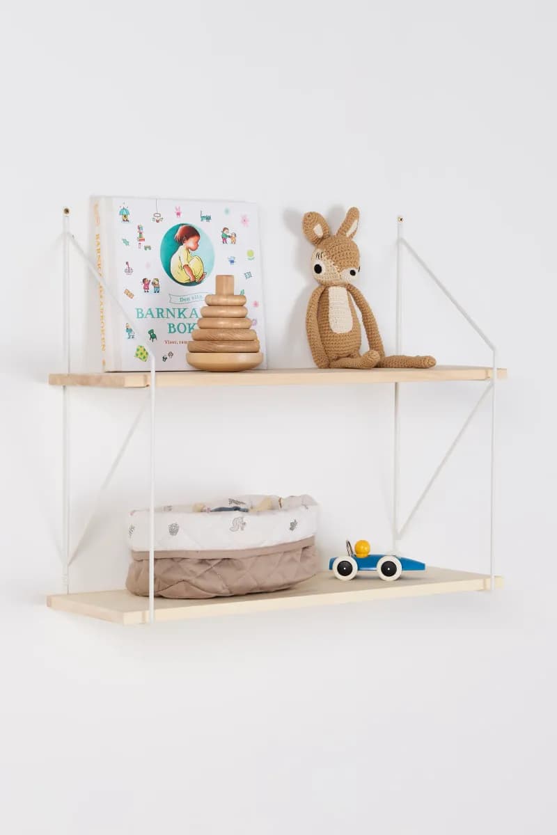 Alice &  Fox Wall Shelf EDEN, White/Nature