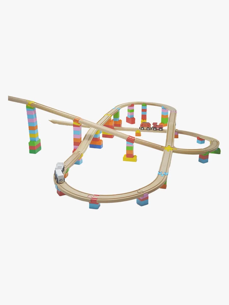 Alpha BoosterZ Track Connectors All In One Block Box Large Byggset 93 Delar