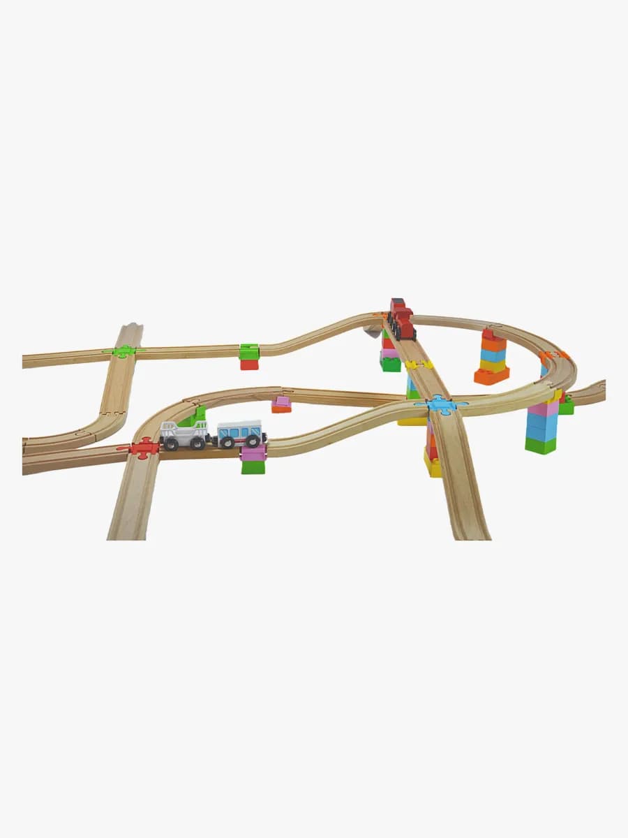 Alpha BoosterZ Track Connectors Cross &  Across Byggset 12 Delar