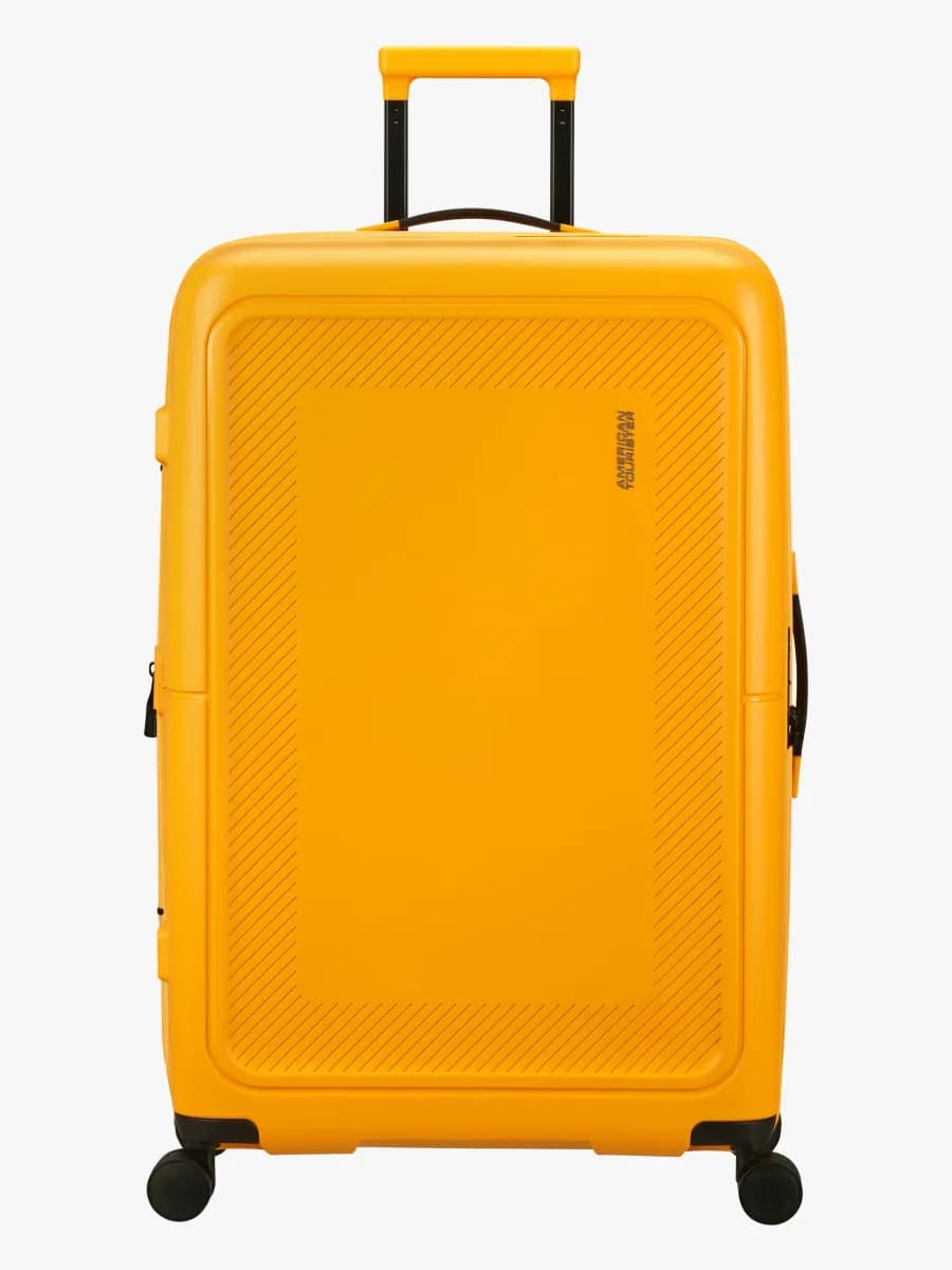 American Tourister Dashpop Resväska 104-121L, Golden Yellow - Bäst i test