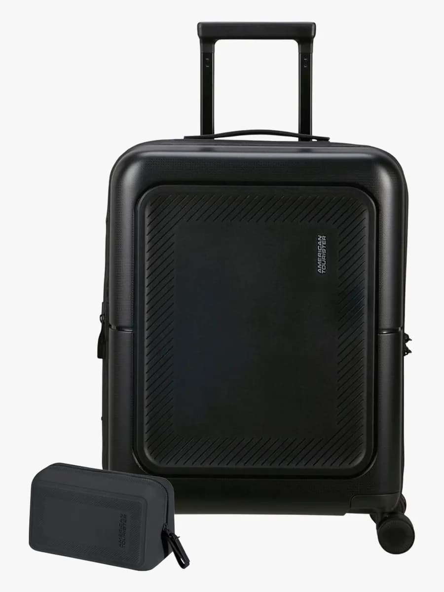 American Tourister Dashpop Resväska 41-47L &  Necessär POP, True Black