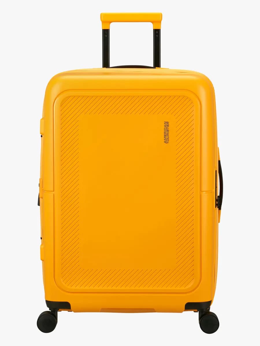 American Tourister Dashpop Resväska 76-84L, Golden Yellow - Bäst i test