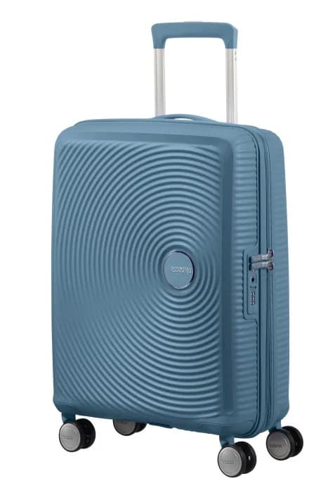American Tourister Soundbox Resväska 55cm (Stone Blue)