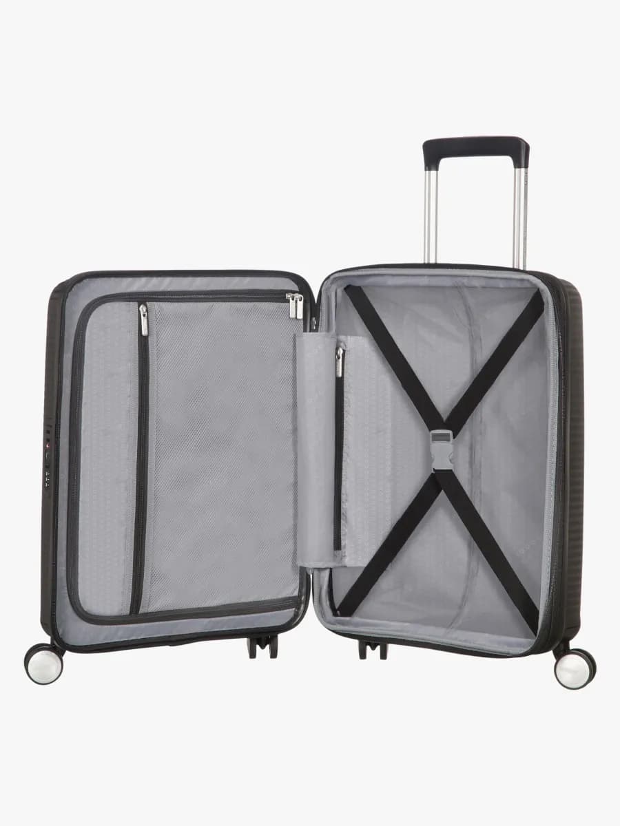 American Tourister Soundbox Spinner Resväska 35,5L, Bass Black