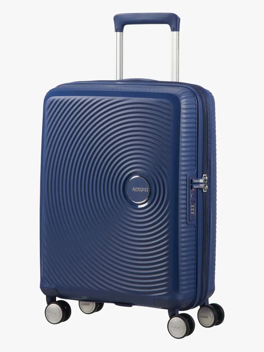 American Tourister Soundbox Resväska 55cm (Midnight Navy)