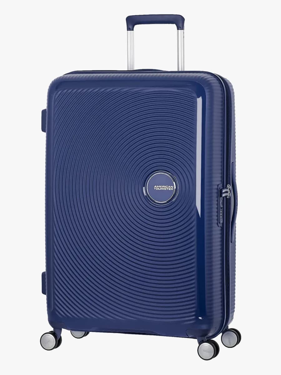 American Tourister Soundbox Spinner Resväska 97L, Midnight Navy