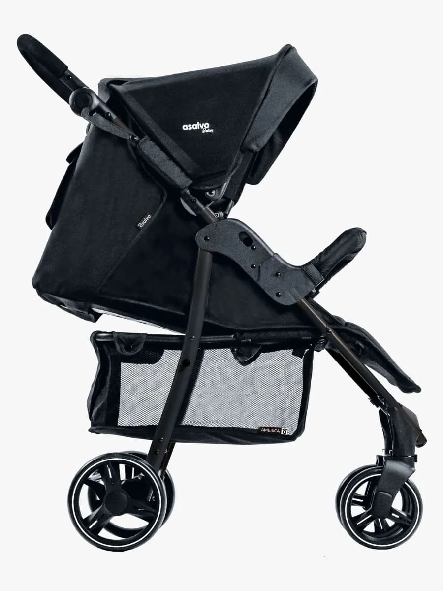 Asalvo America 3 Sulky, Black