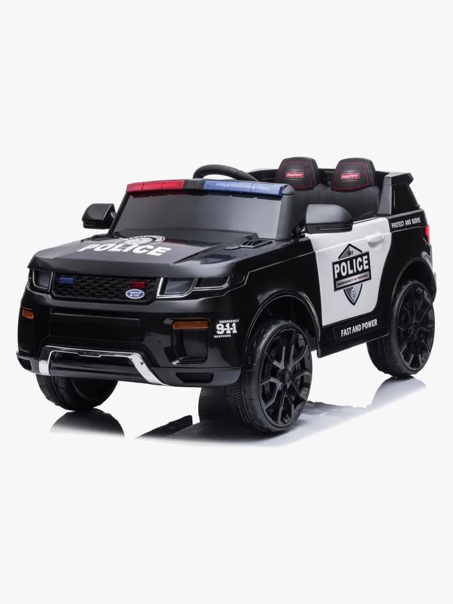 Azeno Elbil Polisbil SUV 12V, Svart