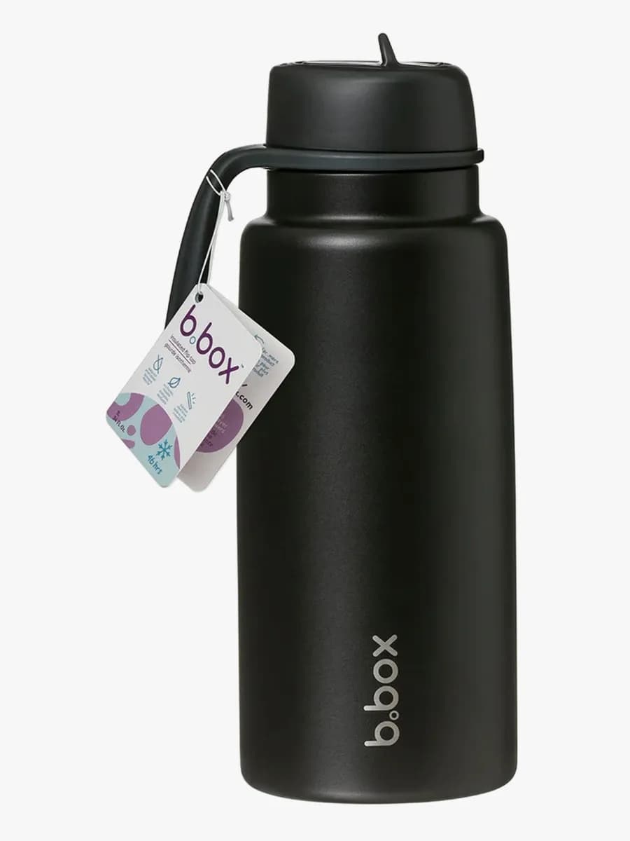 b.box Vattenflaska med Flip Top 1L, Deep Space