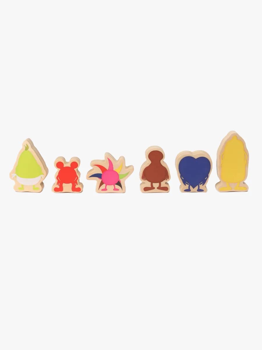 Babblarna Figurset Trä 6 st