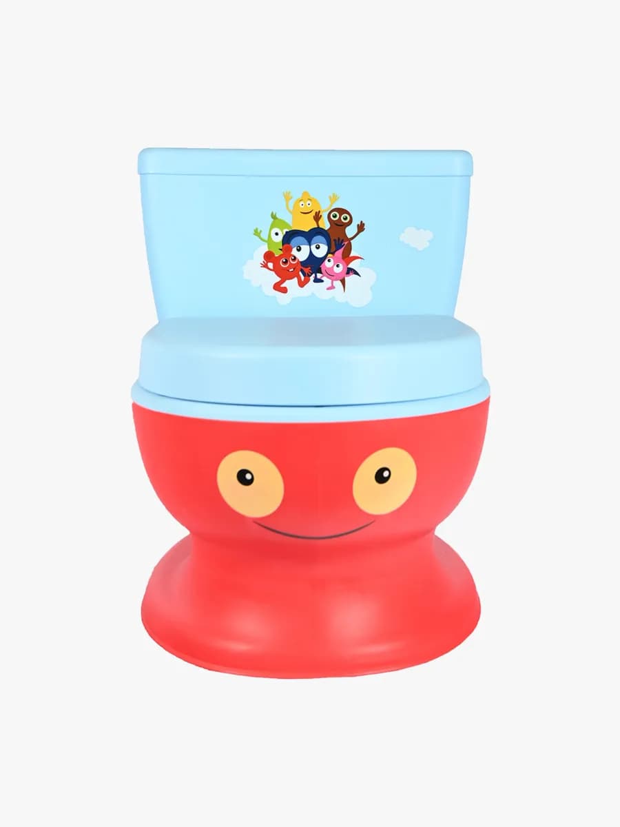 Babblarna Potta med Spolljud, Röd/Blå