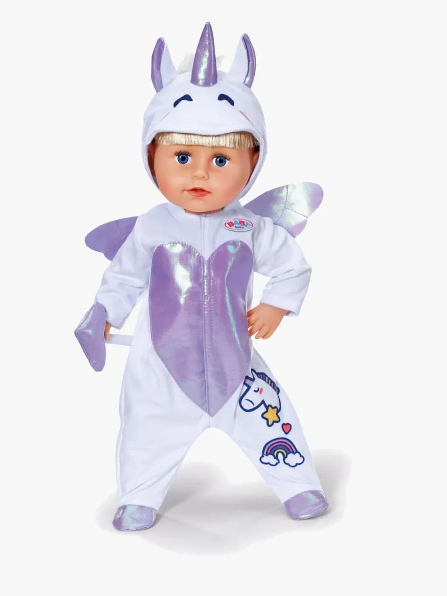 BABY born Dockkläder Onesie Enhörning 43 cm