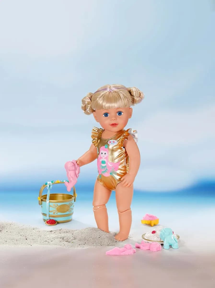BABY born Docktillbehör Baddräkt &  Sandleksaker