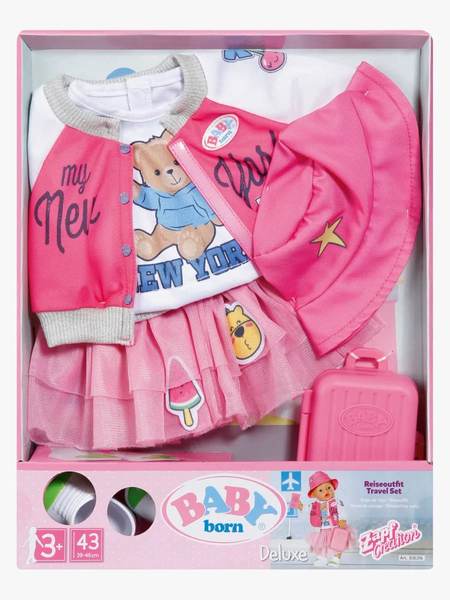 BABY born Lyxig Reseoutfit 43 cm