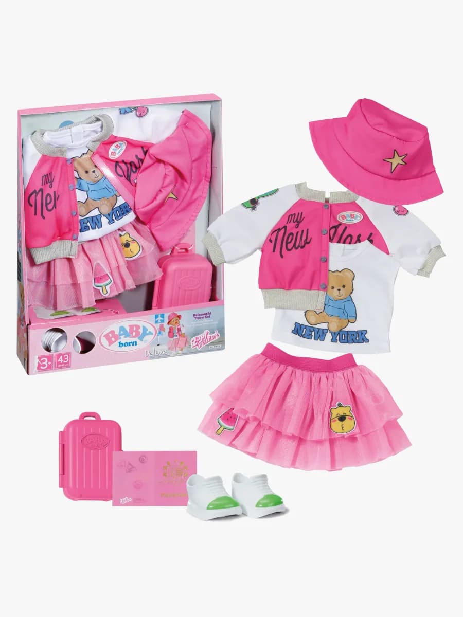 BABY born Lyxig Reseoutfit 43 cm