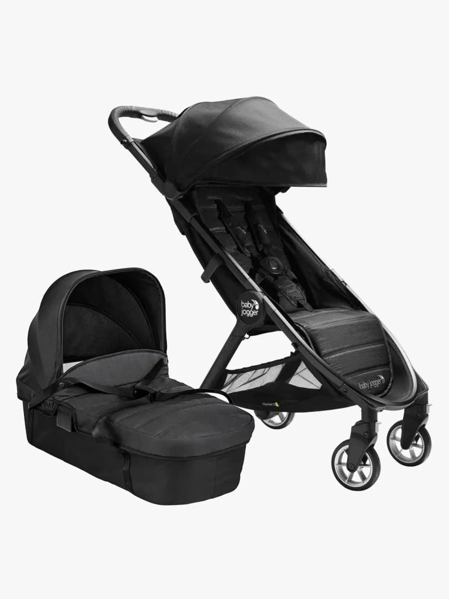 Baby Jogger City Tour 2 Sulky inkl. Liggdel, Pitch Black/Jet