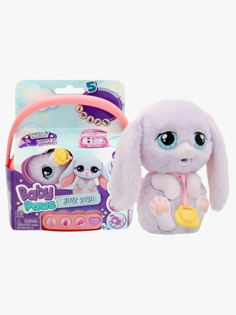 Baby Paws Interaktiv Gosedjur Kanin