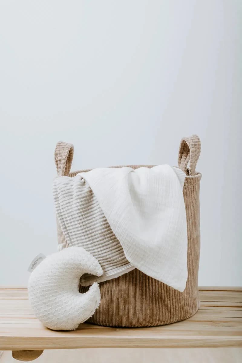 Baby's Only Baby Crib Filt Teddy Sense TOG 2.6, Pebble Grey