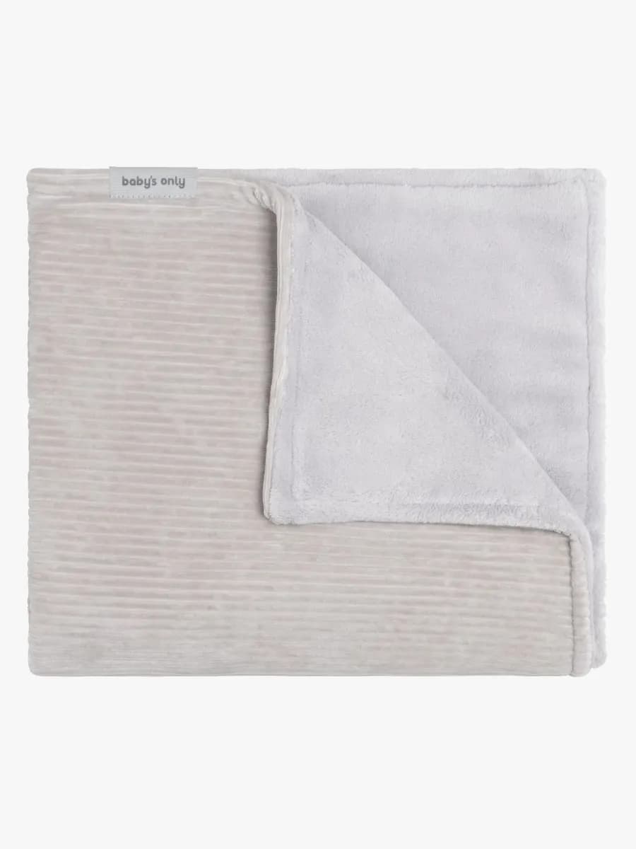 Baby's Only Baby Crib Filt Teddy Sense TOG 2.6, Pebble Grey