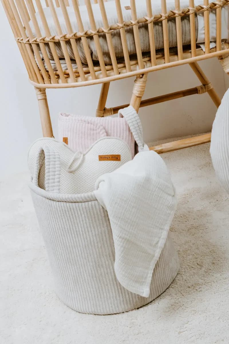 Baby's Only Förvaringskorg Sense 38cm, White, Förvaring Barnrum
